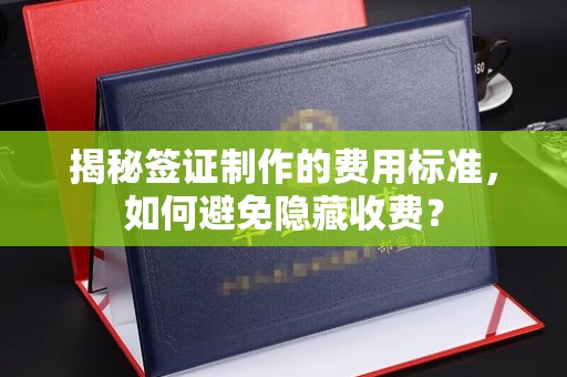 马尔康揭秘签证制作的费用标准，如何避免隐藏收费？