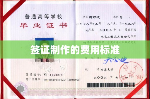 马尔康签证制作的费用标准